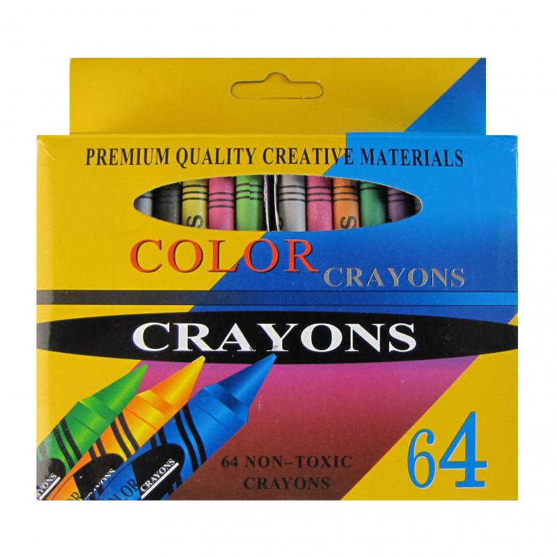 Kredki świecowe Crayons 64szt.